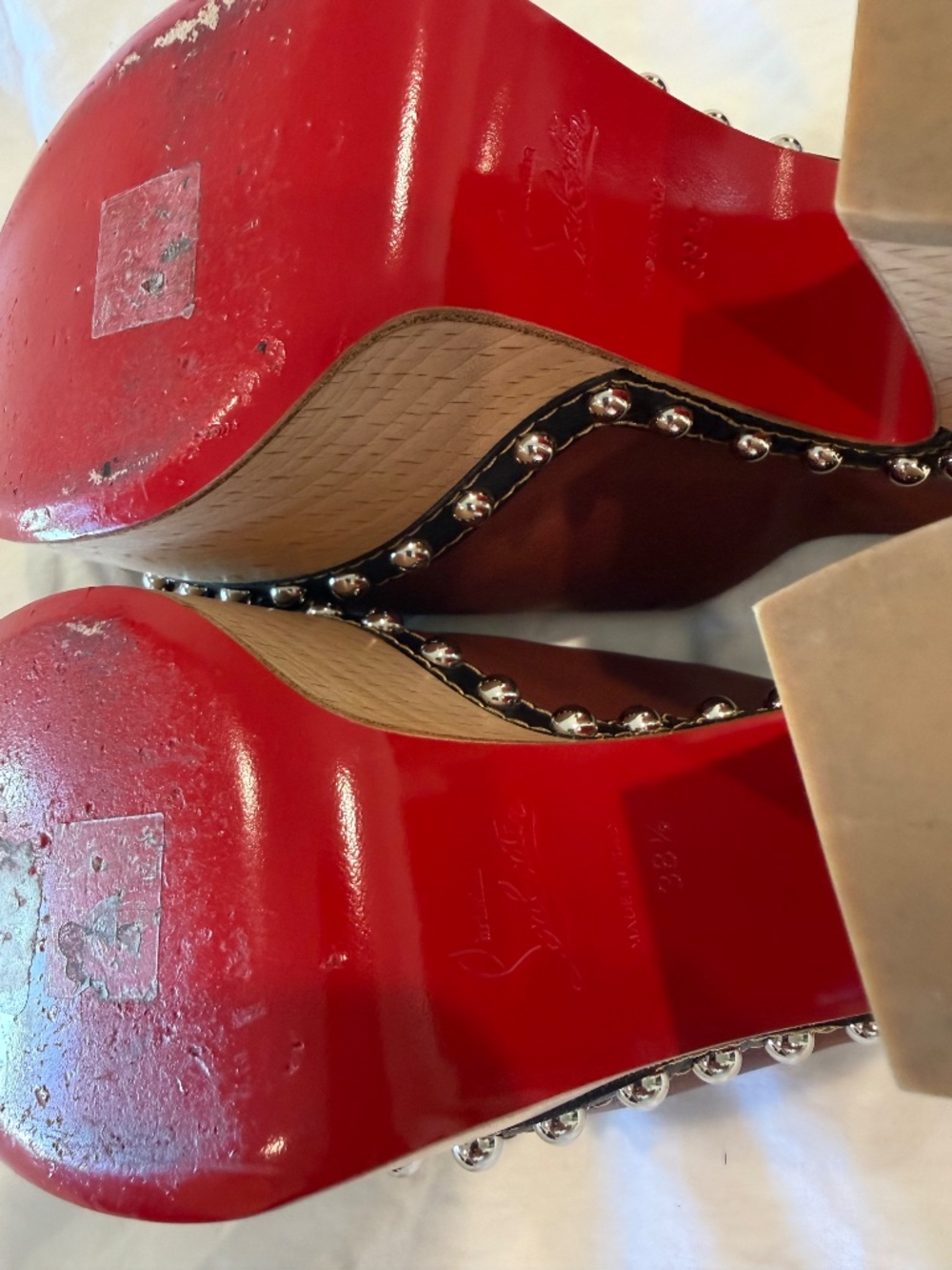 Christian Louboutin Leather Mules - Picture 4 of 7